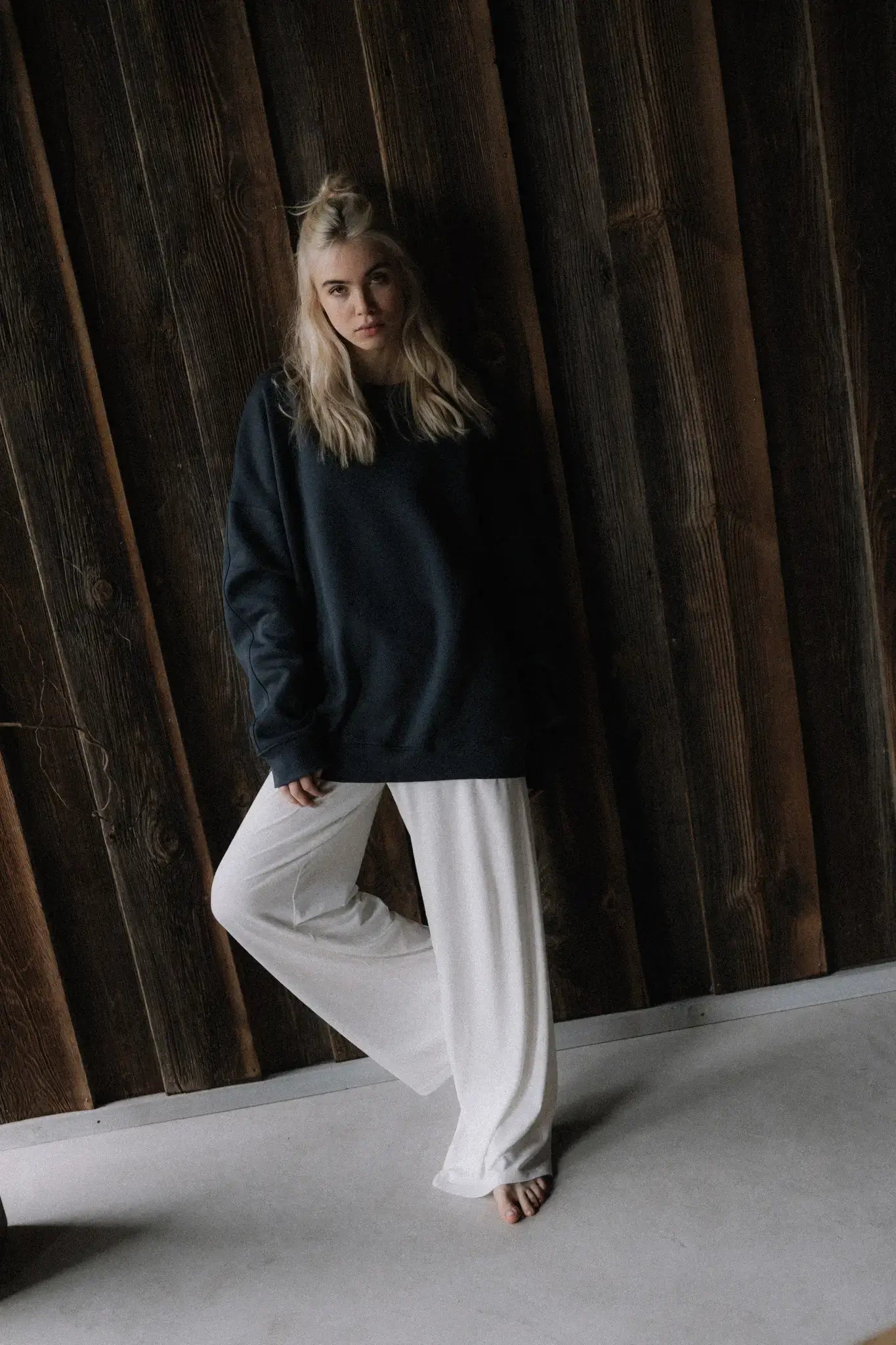 Bluza oversize Midnight Sky | momonde.