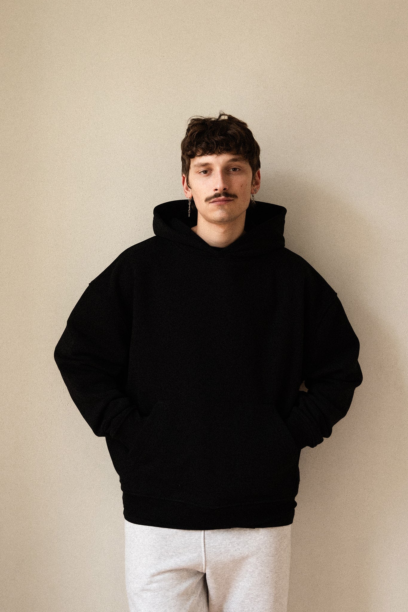 Męska Bluza z kapturem Pirate Black | momonde.