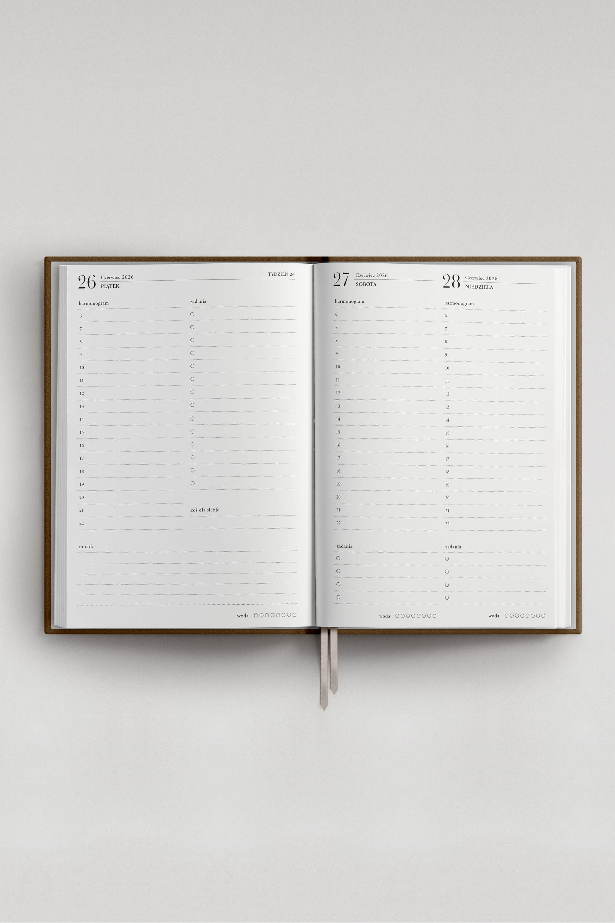 Planner 2026 dzienny Old Letter | momonde.