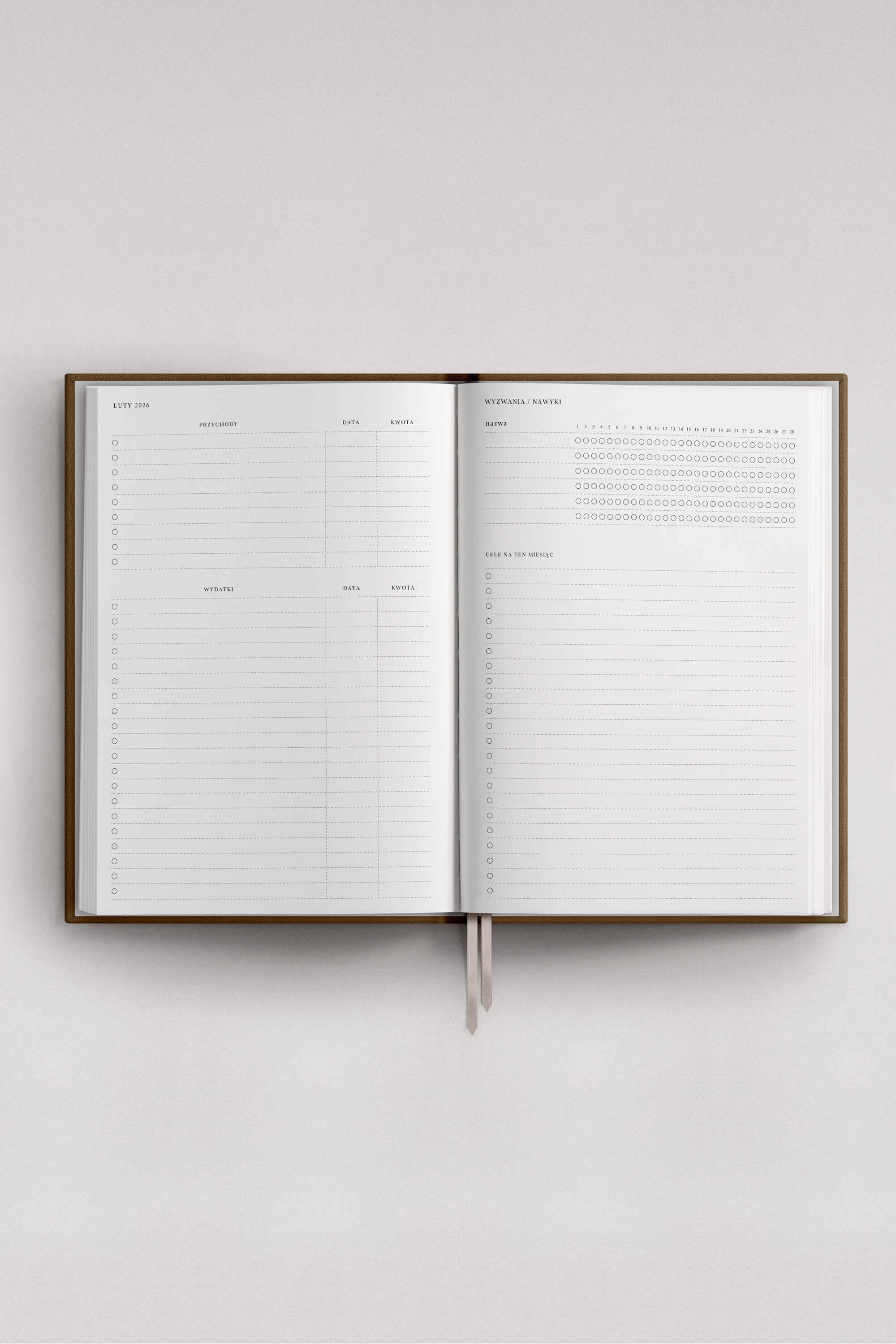 Planner PRO 2026 dzienny Old Letter | momonde.