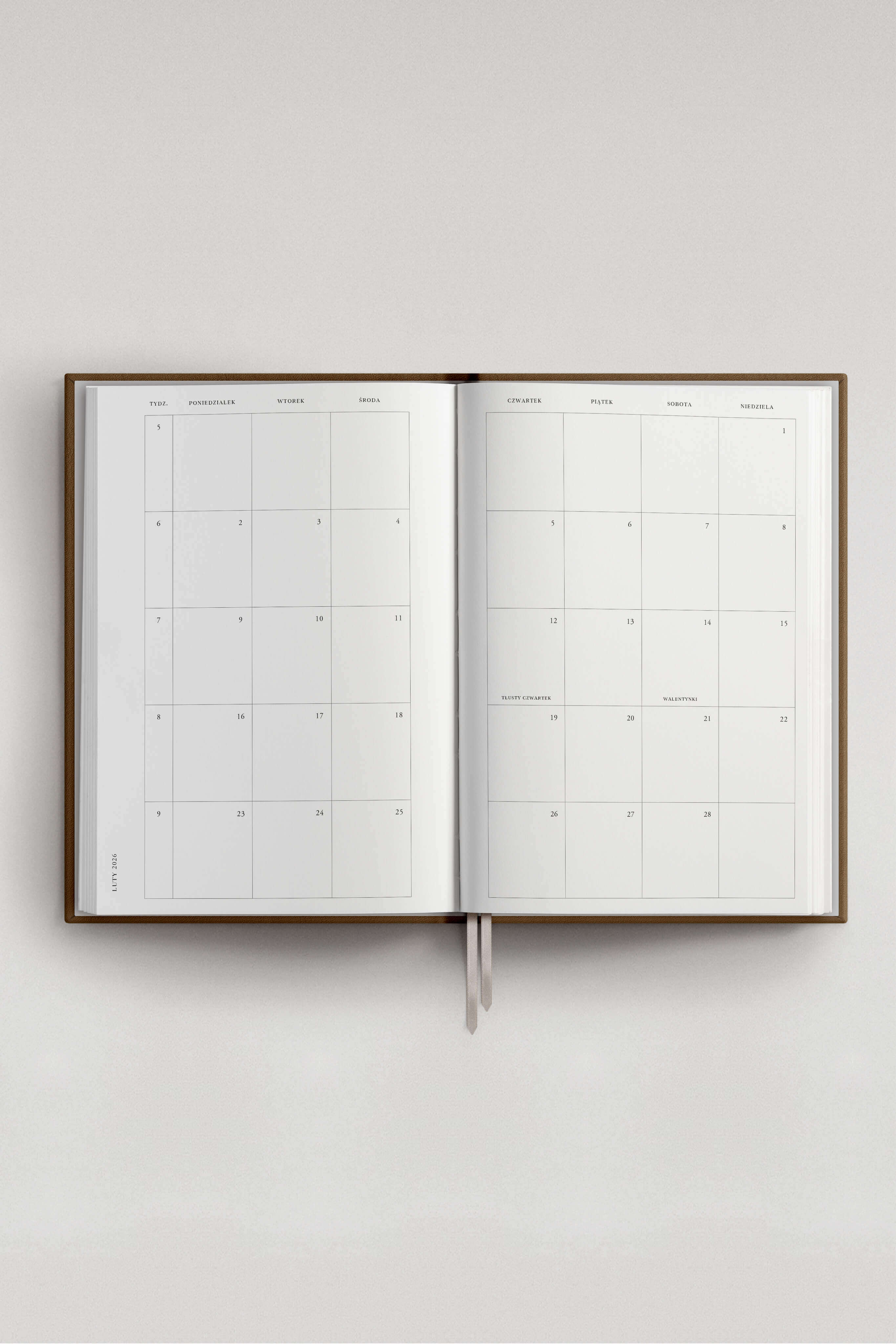 Planner PRO 2026 dzienny Old Letter | momonde.