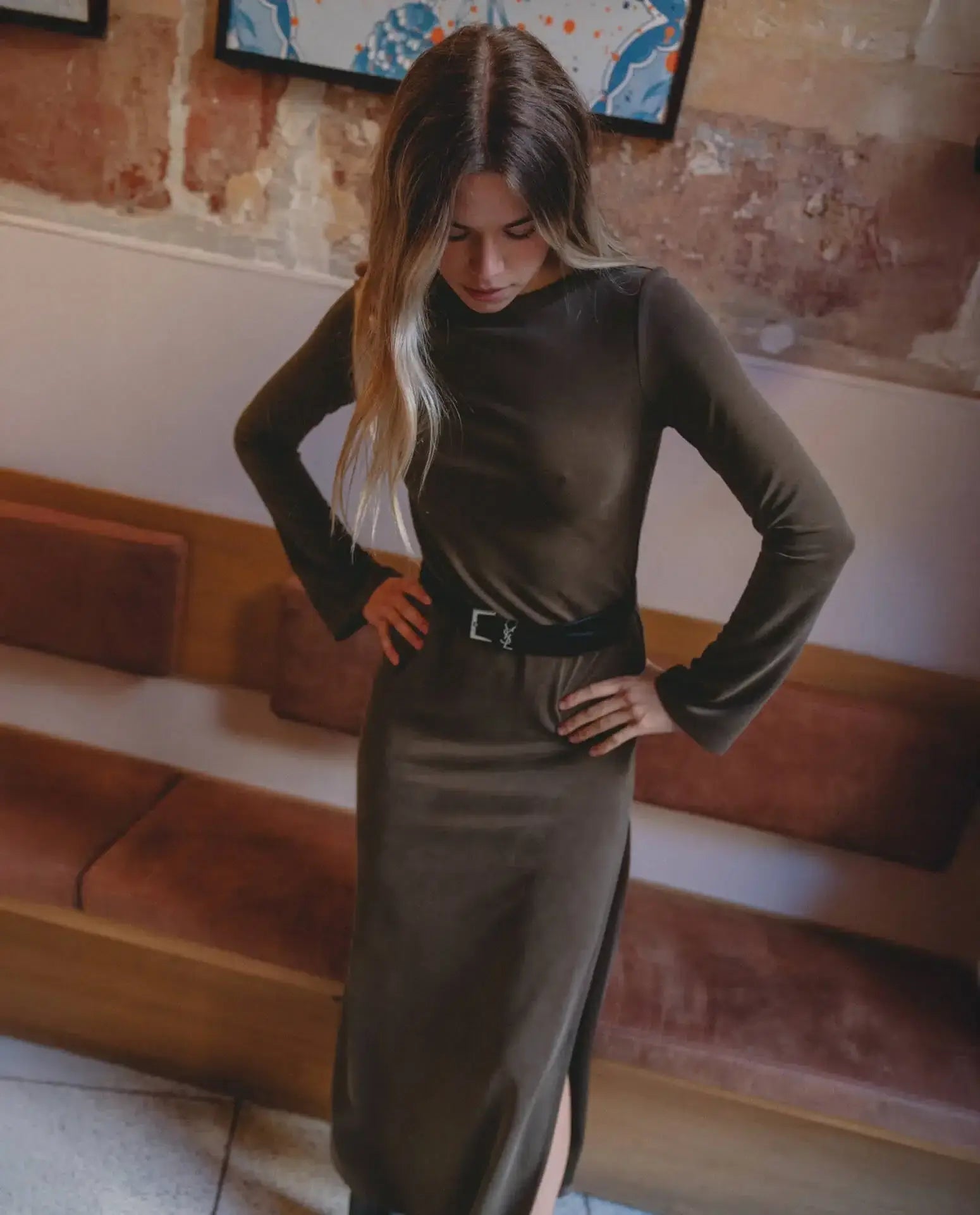 Sukienka Hailey Moss | momonde.