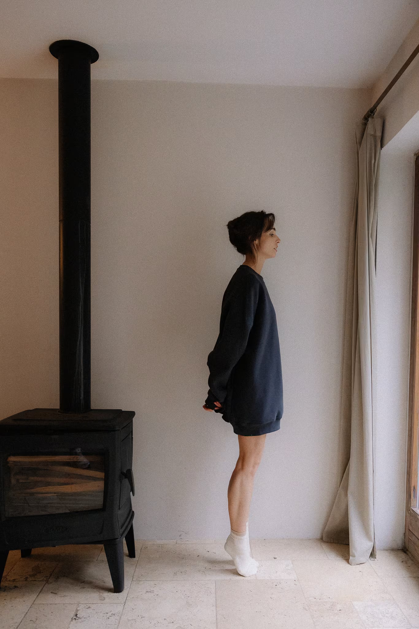 Bluza oversize Carbon