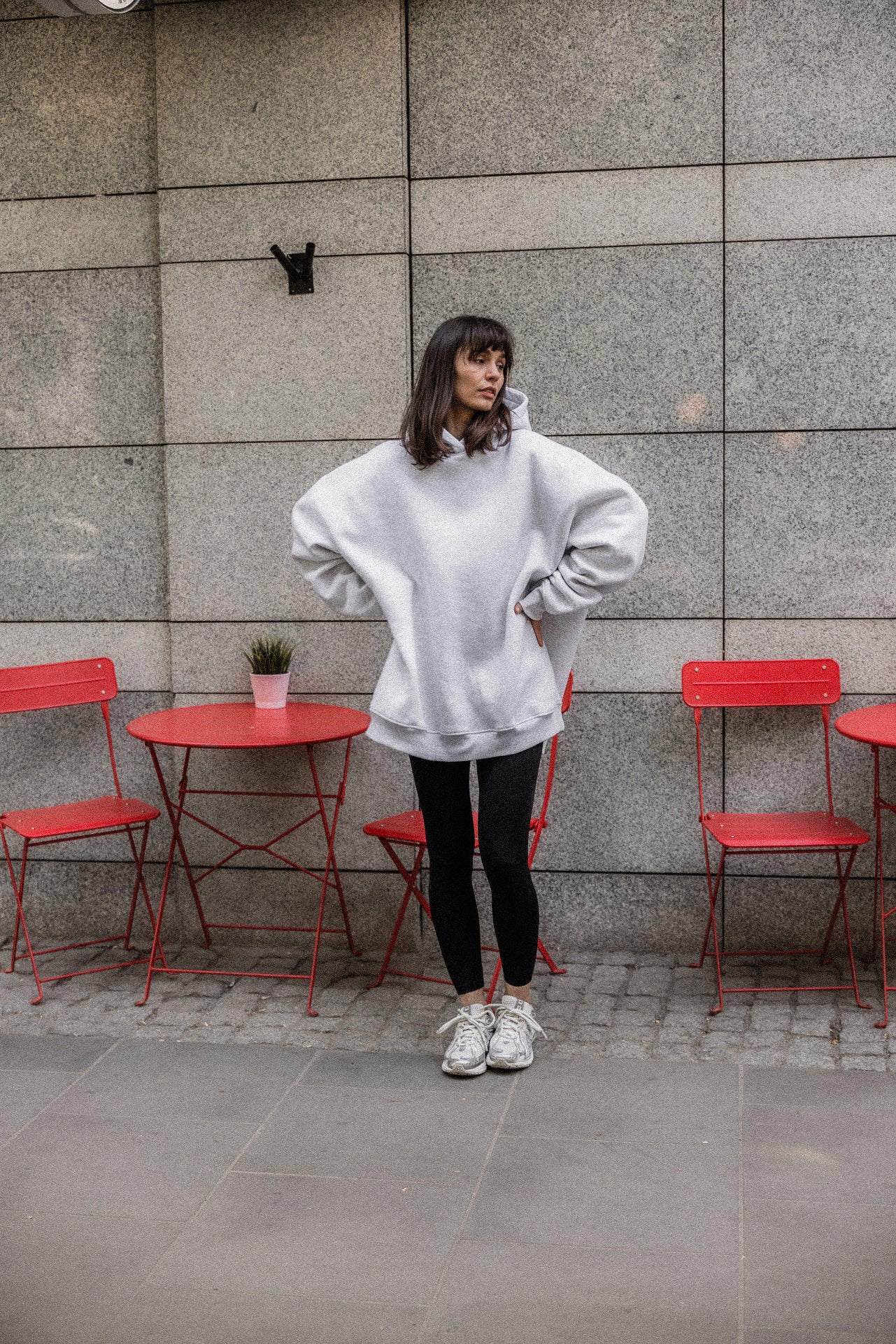 Bluza oversize z kapturem Cumulus