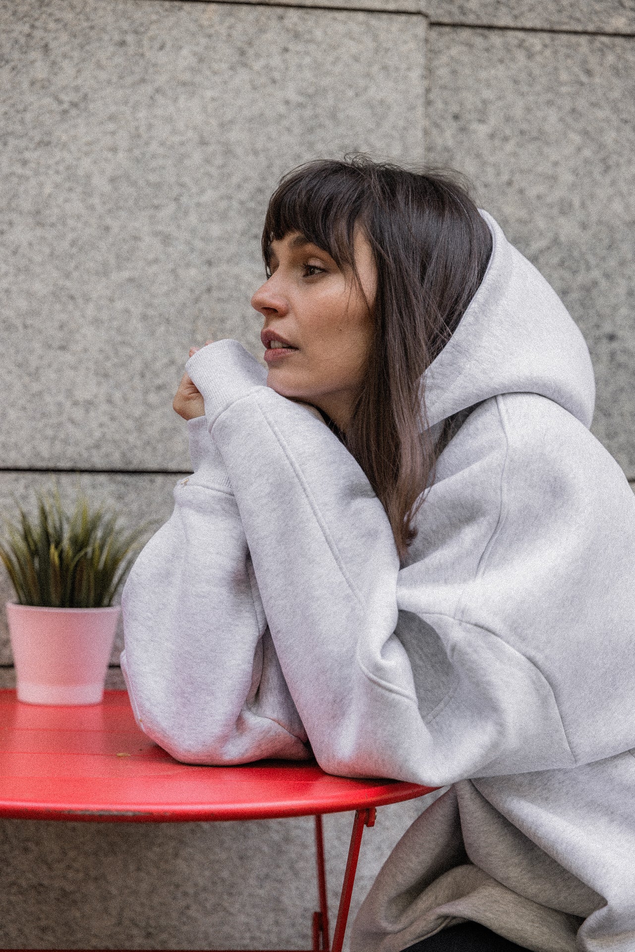 Bluza oversize z kapturem Cumulus