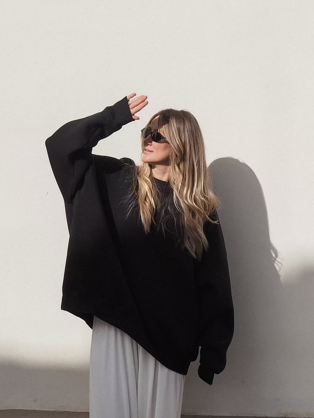 Bluza oversize Pirate Black