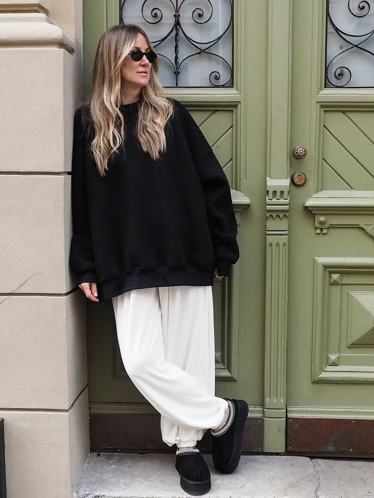Bluza oversize Pirate Black