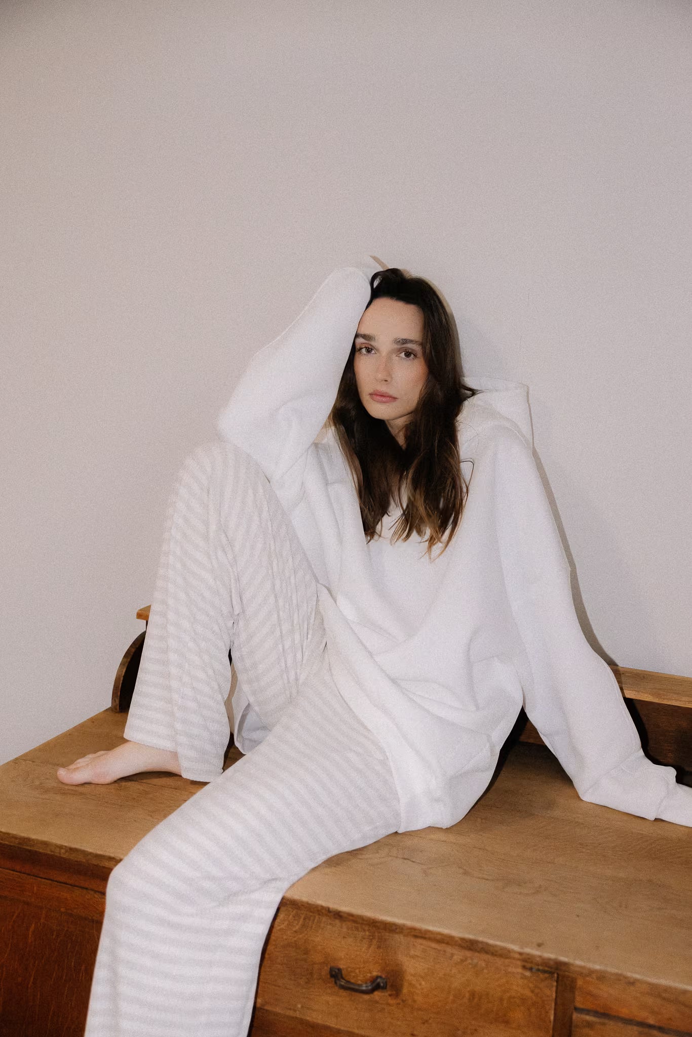 Bluza oversize z kapturem Milky