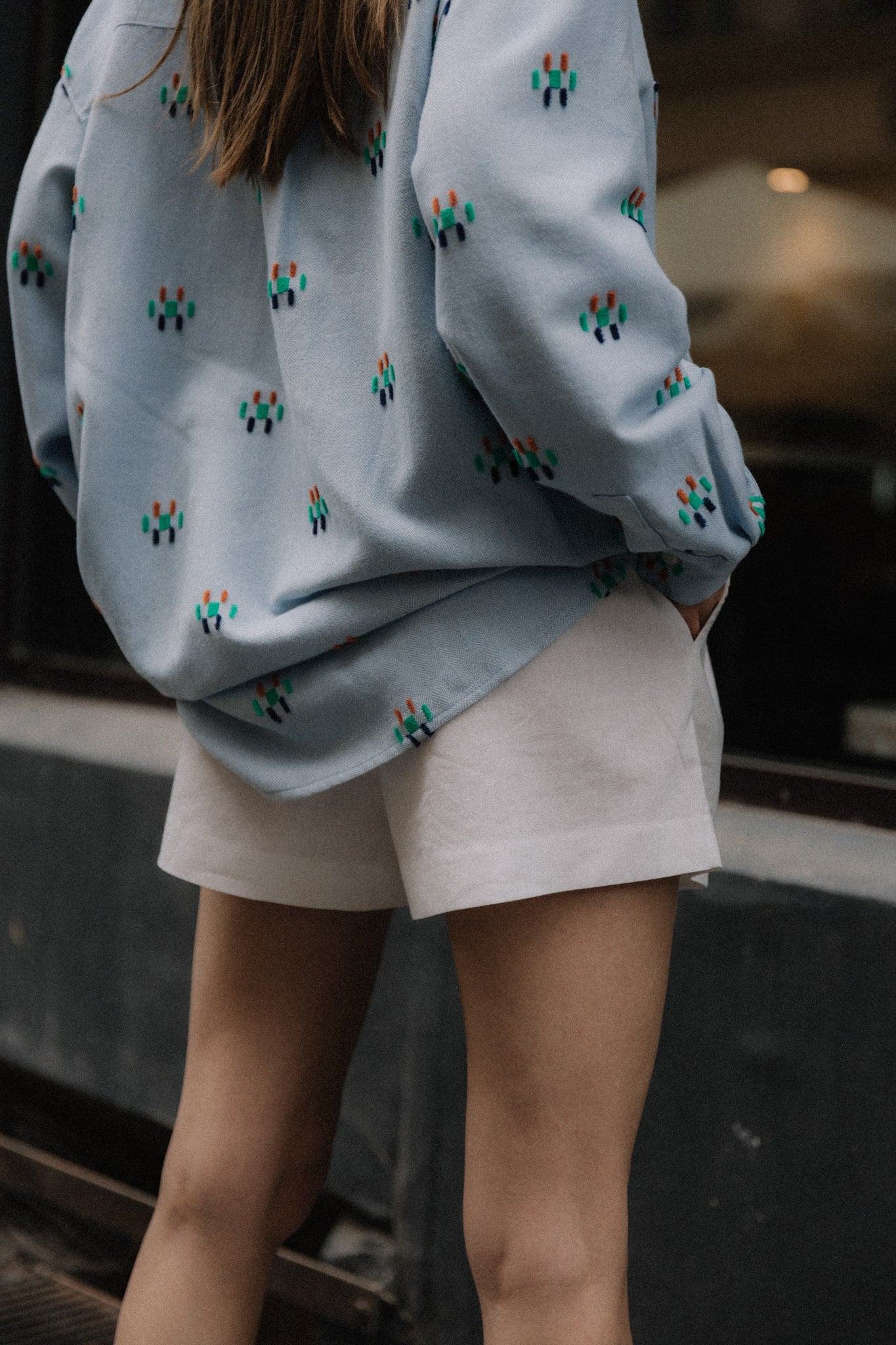 Koszula Kari Aqua | momonde.
