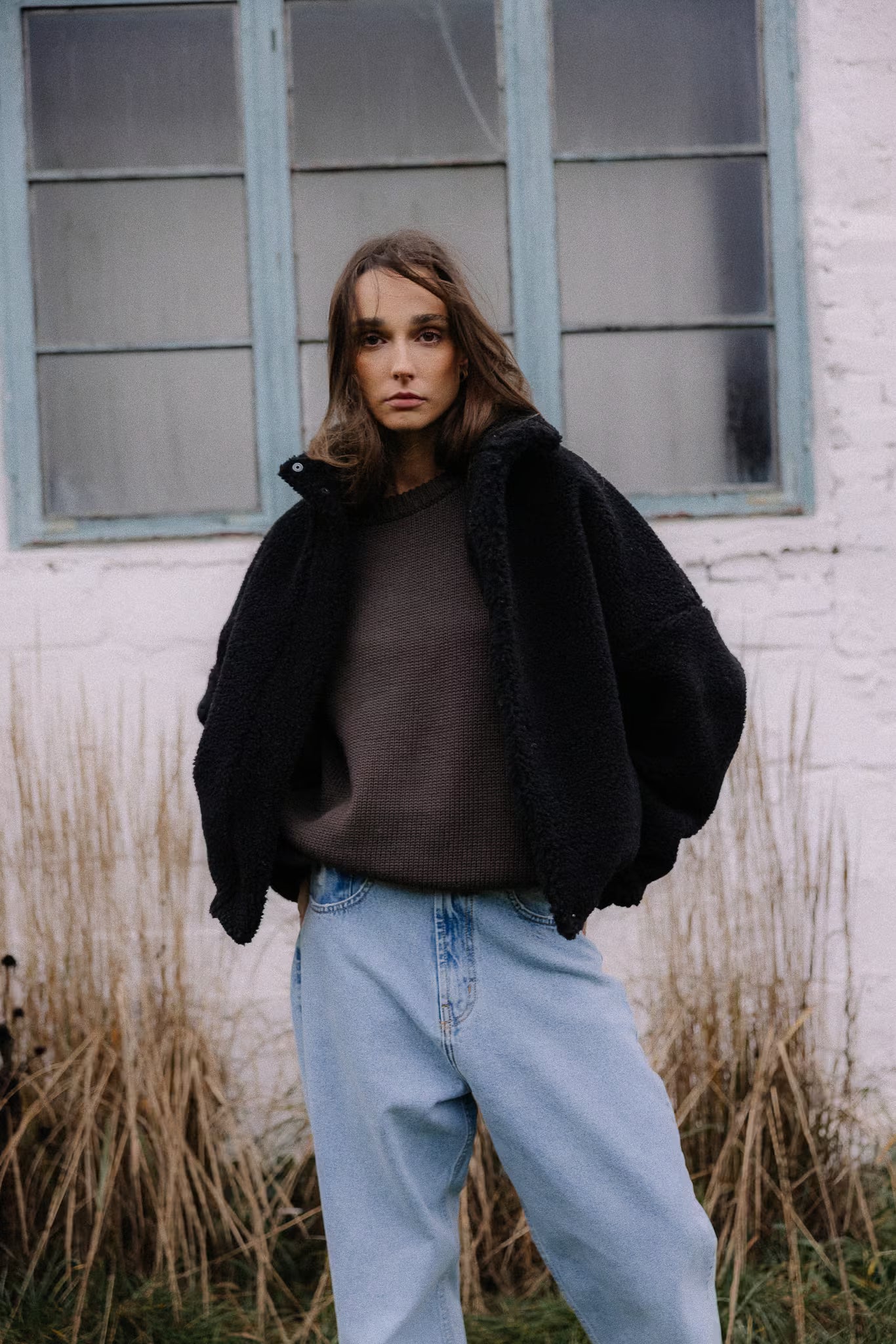 Kurtka wełniana Ingrid Black