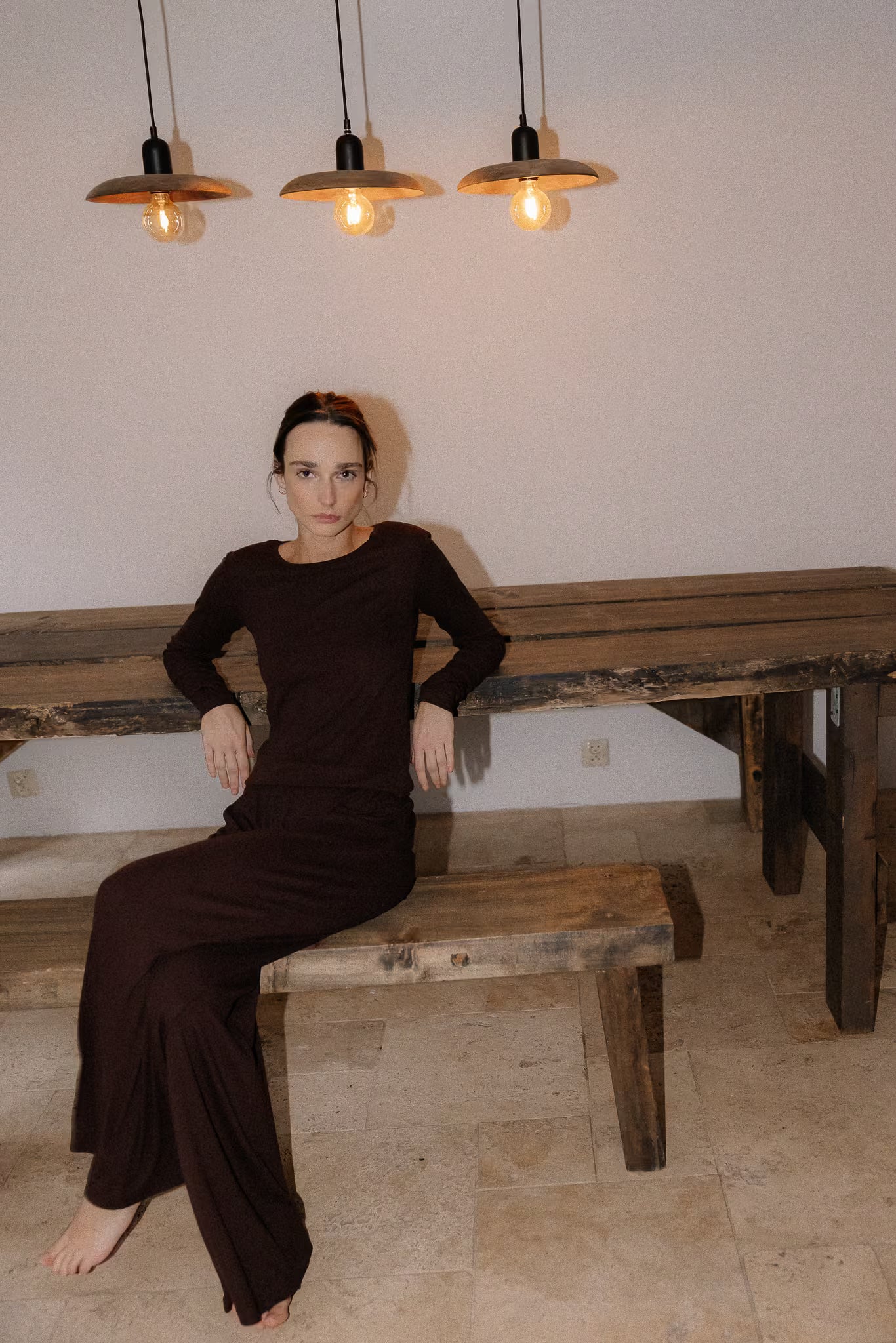 Longsleeve Mari Chocolate | momonde.