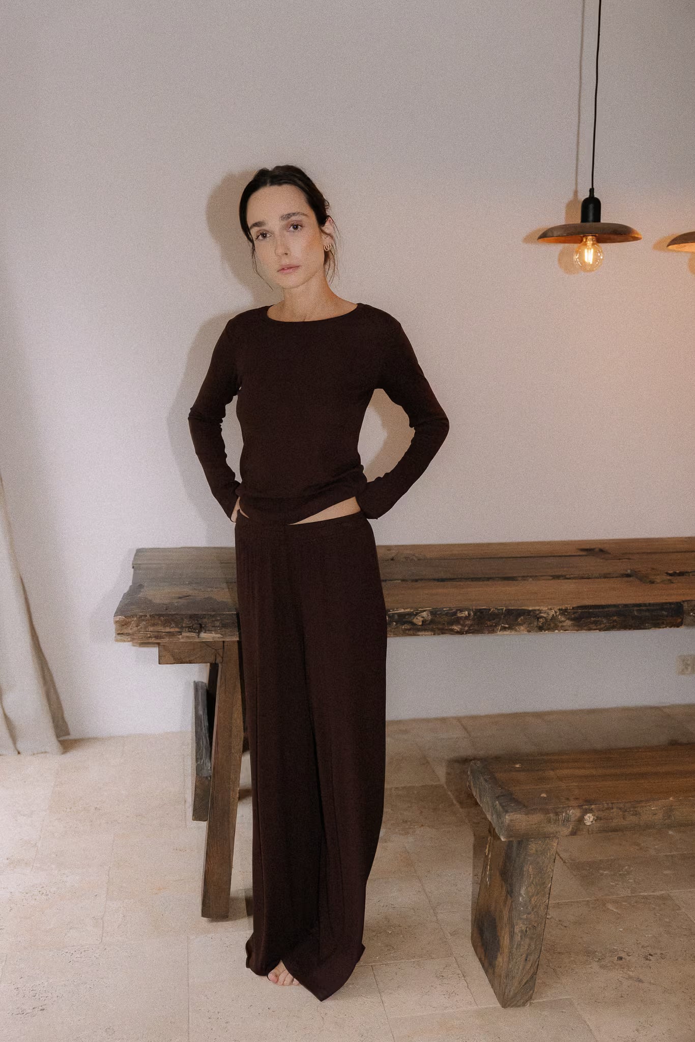 Spodnie Mari Chocolate