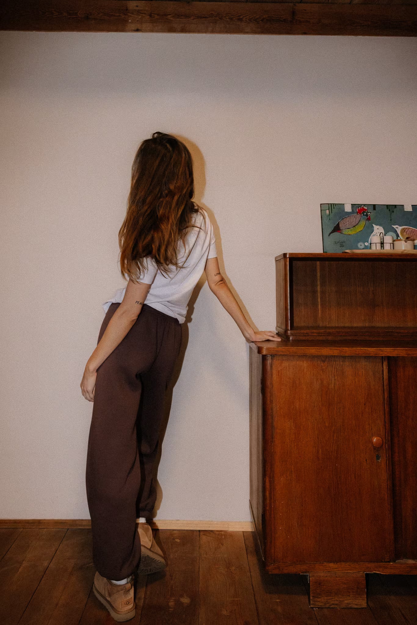 Ocieplane Spodnie Ava Cocoa Brown | momonde.