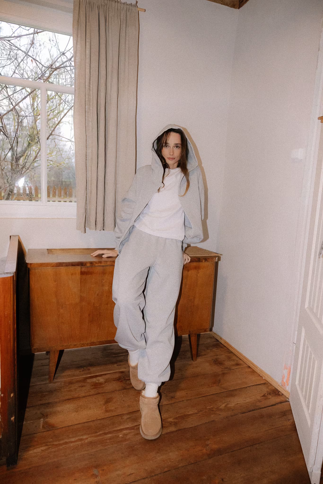 Ocieplane Spodnie Ava Foggy | momonde.