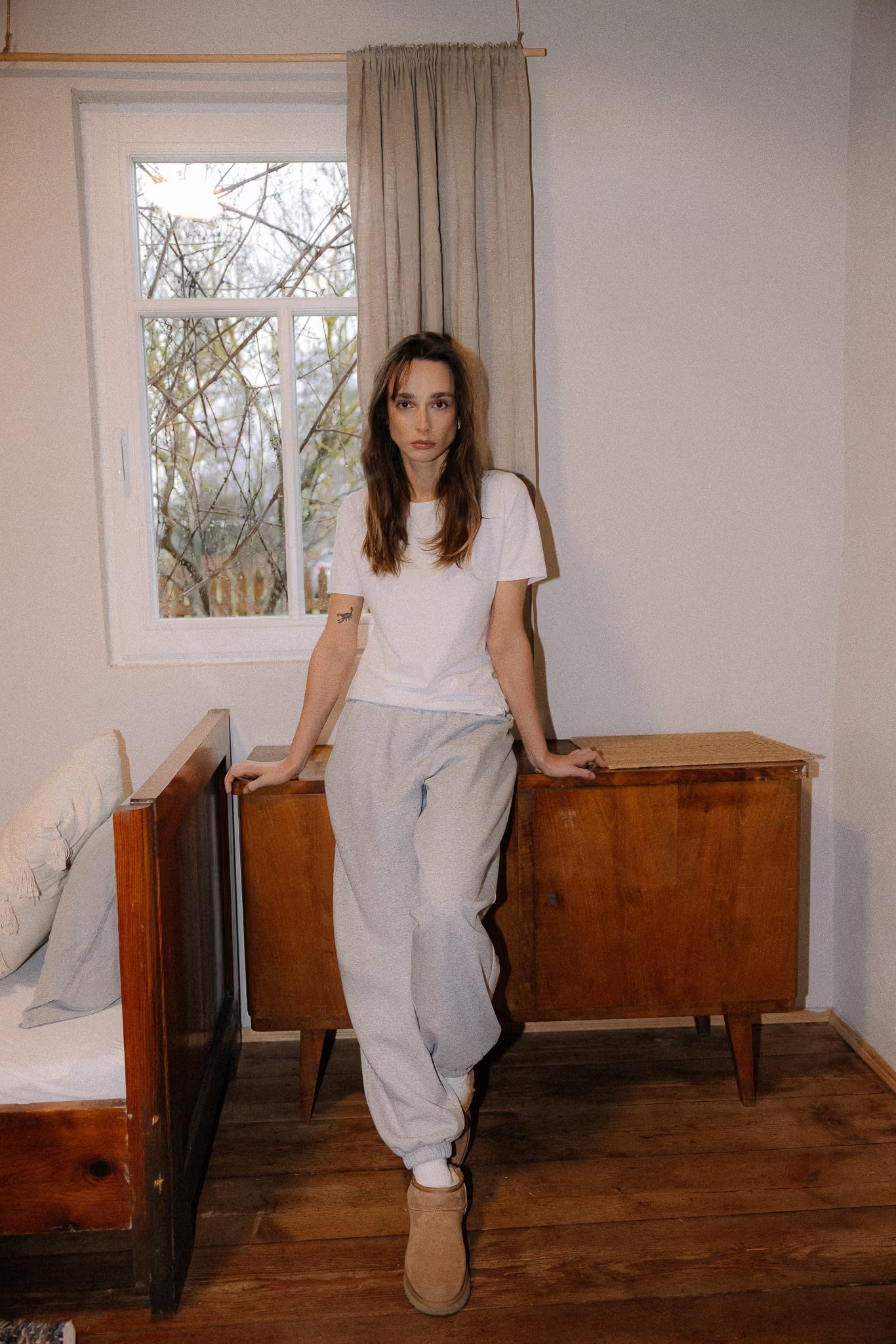 Ocieplane Spodnie Ava Foggy | momonde.